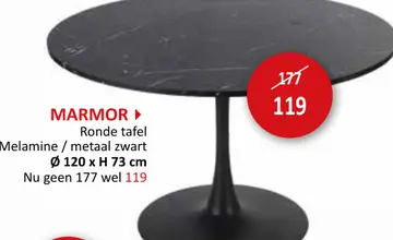 Aanbieding: MARMOR Ronde tafel
