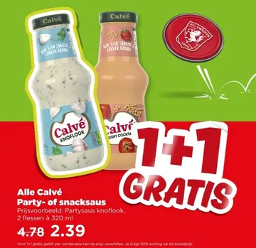 Aanbieding: Alle Calvé Party- of snacksaus