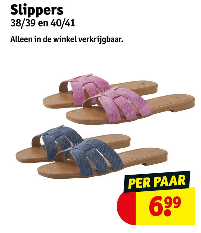 Promotie: Slippers