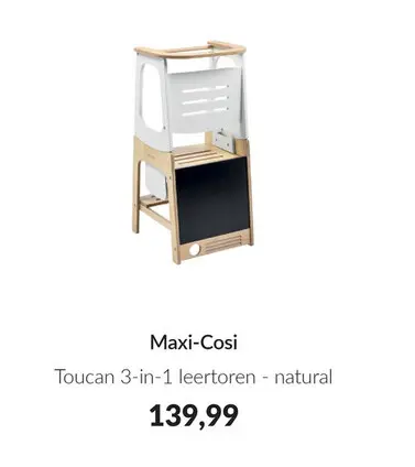 Aanbieding: Toucan 3-in-1 leertoren - natural