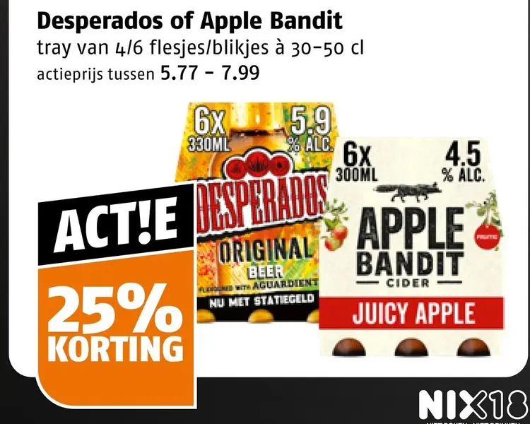 Aanbieding: Desperados of Apple Bandit