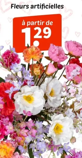 Offre: Fleurs artificielles