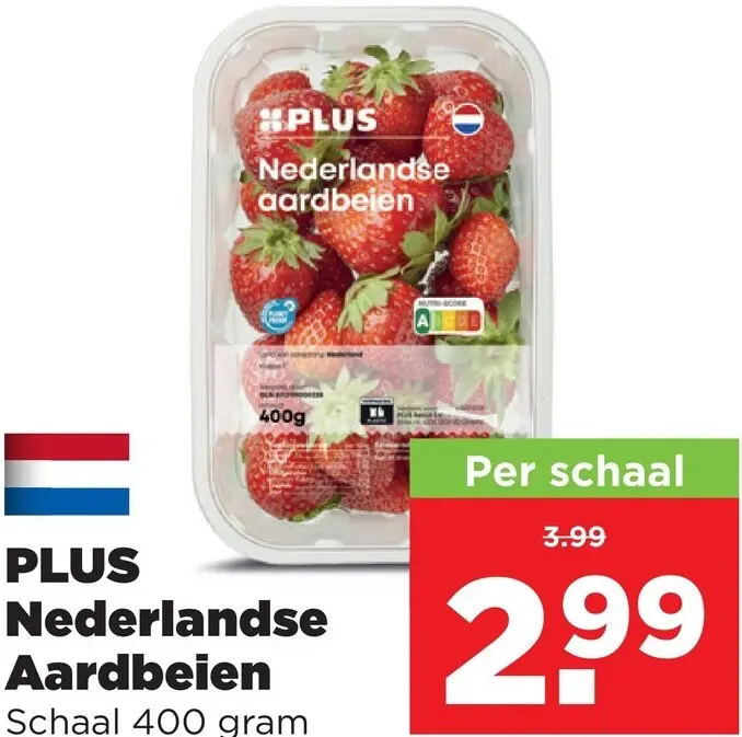 Aanbieding: PLUS Nederlandse Aardbeien