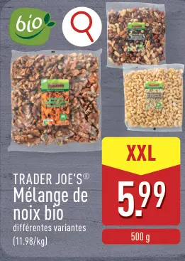 Offre: Mélange de noix bio