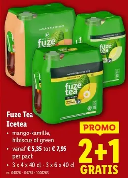 Aanbieding: Fuze Tea Icetea