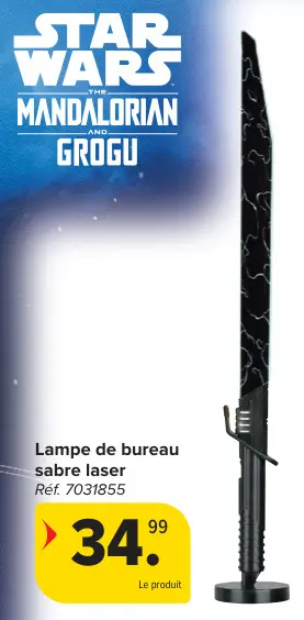 Offre: Lampe de bureau sabre laser