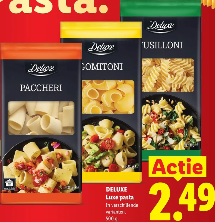 Aanbieding: Deluxe Luxe pasta