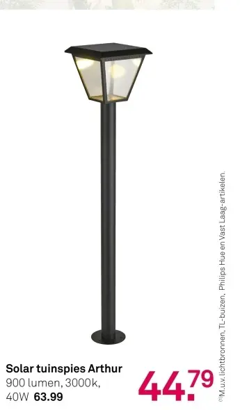 Aanbieding: Solar tuinspies Arthur