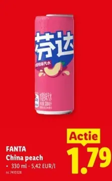 Promotie: FANTA China peach