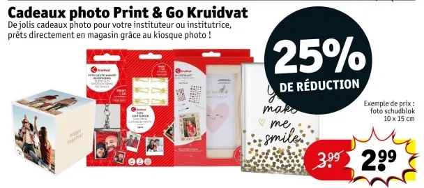 Offre: Cadeaux photo Print & Go