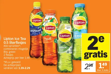Offre: Ice Tea 0.5 literflesjes