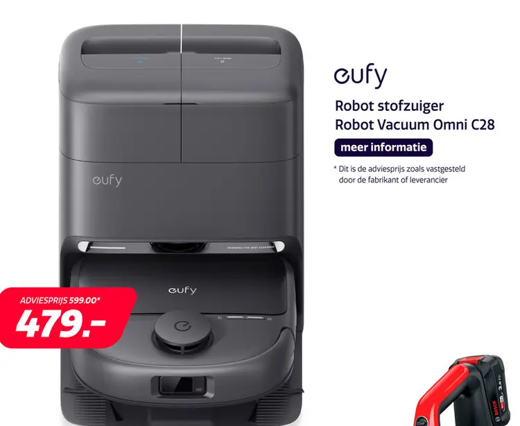 Aanbieding: Eufy Robot Vacuum Omni C28