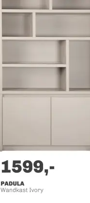 Aanbieding: Wandkast Ivory