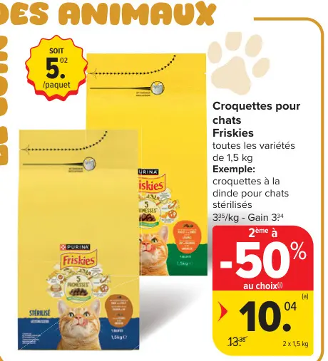Offre: Croquettes pour chats
