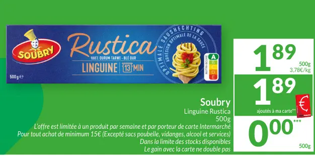 Offre: Linguine Rustica