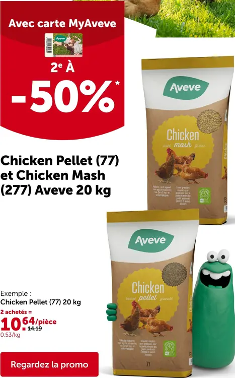 Offre: Chicken Pellet et Chicken Mash