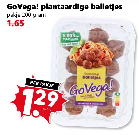 Aanbieding: Plantaardige balletjes