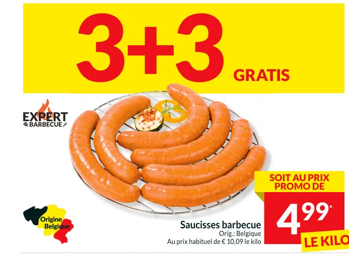 Offre: Saucisses barbecue