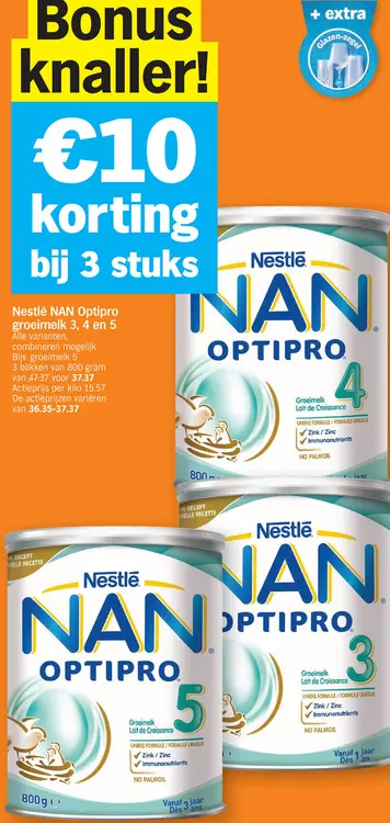 Offre: NAN Optipro groeimelk