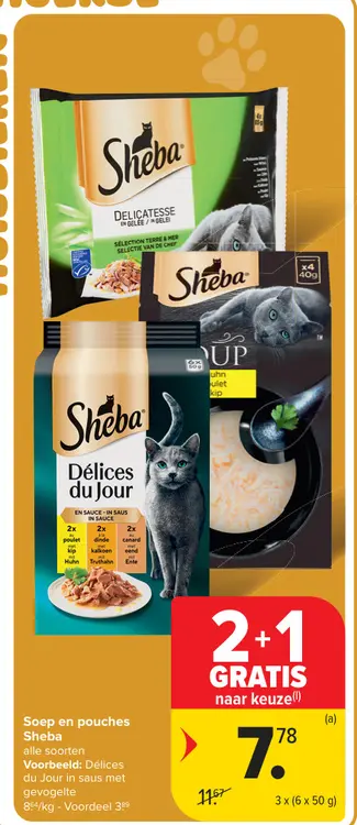 Promotie: Soep en pouches