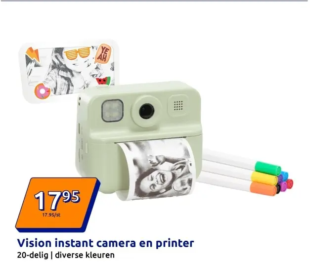 Promotie: Vision instant camera en printer