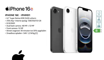 Aanbieding: Iphone 16e