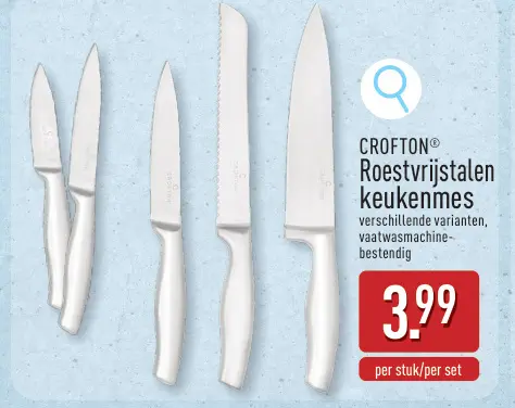 Promotie: Roestvrijstalen keukenmes