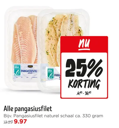 Aanbieding: Alle pangasiusfilet