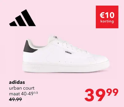 Aanbieding: Adidas Urban Court 3.0 heren sneakers wit