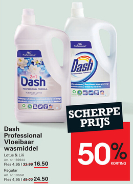 Aanbieding: Dash Professional Vloeibaar wasmiddel