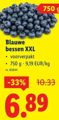 Aanbieding: Blauwe bessen XXL