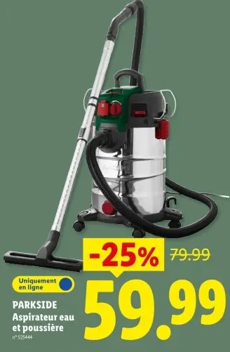 Offre: Aspirateur eau et poussière