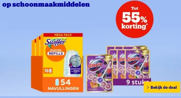 Aanbieding: Schoonmaakmiddelen
