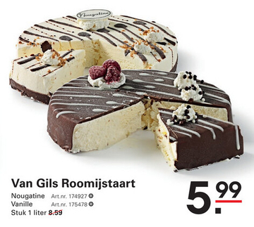 Aanbieding: Van Gils Roomijstaart