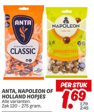 Aanbieding: ANTA, NAPOLEON OF HOLLAND HOPJES