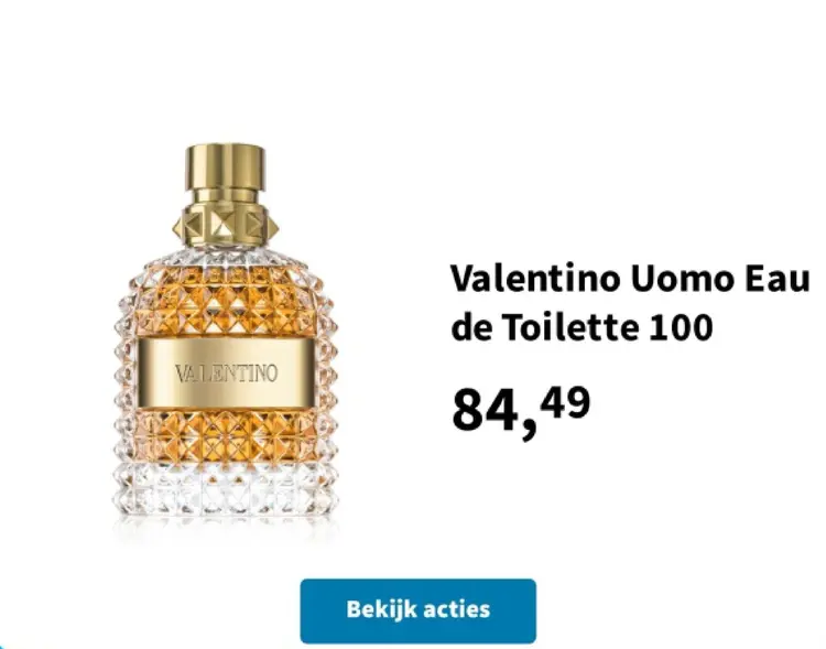 Aanbieding: Valentino Uomo Eau de Toilette