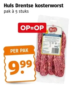 Aanbieding: Drentse kosterworst