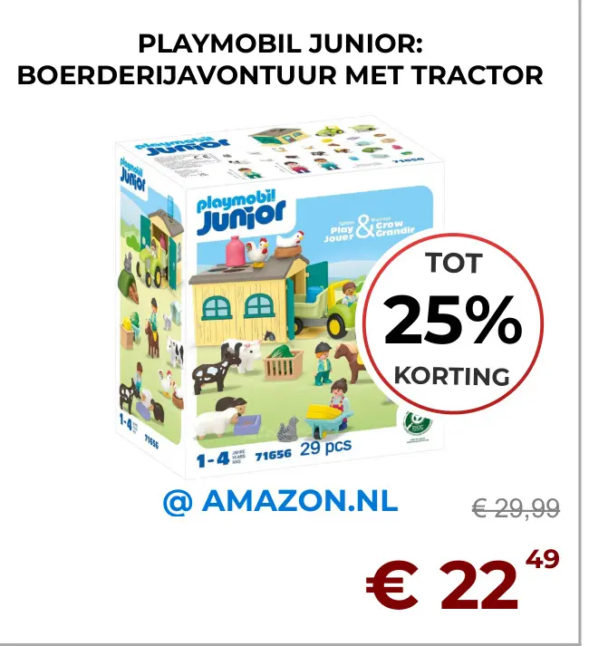 Aanbieding: Boerderijavontuur met tractor