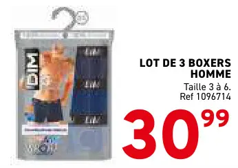 Offre: Boxers Homme