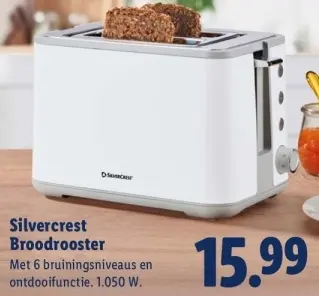 Aanbieding: Silvercrest Broodrooster