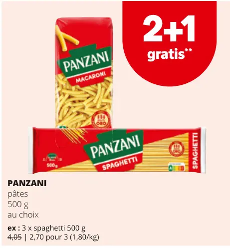 Offre: Pâtes