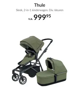 Aanbieding: Sleek 2-in-1 kinderwagen