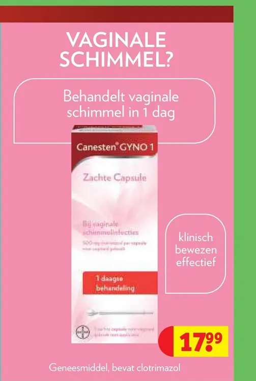 Aanbieding: Canesten GYNO 1 Zachte Capsule