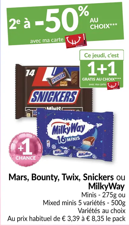 Offre: Minis ou Mixed minis