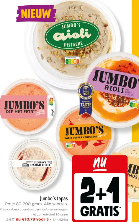Promotie: Jumbo's tapas
