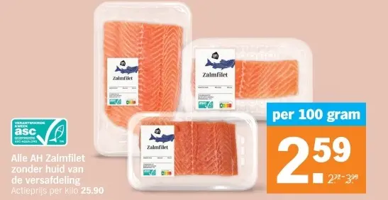 Aanbieding: Zalmfilet