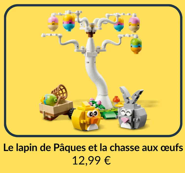 Offre: Le lapin de Pâques et la chasse aux œufs
