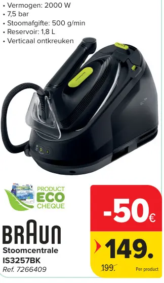 Promotie: Stoomcentrale IS3257BK