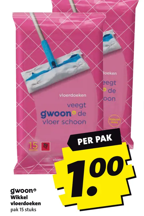 Aanbieding: gwoon Wikkel vloerdoeken