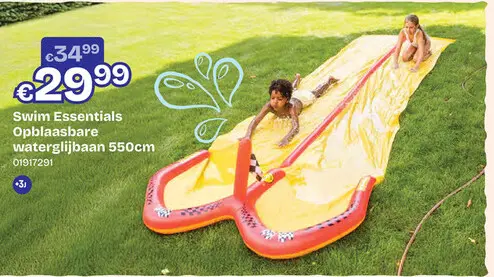 Aanbieding: Swim Essentials Opblaasbare waterglijbaan